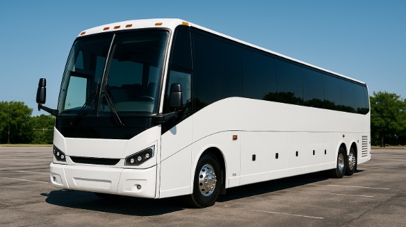 Exterior of Charter Bus Company Green Bay's 40 Passenger Charter Bus in Green Bay